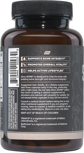 Onnit Stron Bone with Strontium and Vitamin K2 (90 Capsules) - Formulated to Help Support Bone Health in Kuwait