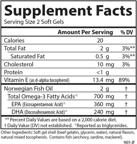 Carlson - The Very Finest Fish Oil, 700 mg Omega-3s, Norwegian Fish Oil Supplement, Wild Caught Omega 3 Fish Oil, Sustainably Sourced Fish Oil Capsules, Omega 3 Supplement, Lemon, 120 Softgels in Saudi Arabia