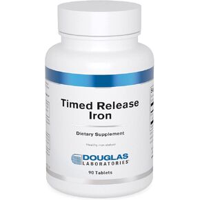 Douglas Laboratories Timed Released Iron | Carbonyl Iron to Support Energy Production, Hormones, and Neurological Health* | 90 Tablets in Kuwait