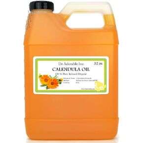 Dr Adorable 32 Oz - Calendula Infused Oil - 100% Pure Natural Organic in Saudi Arabia