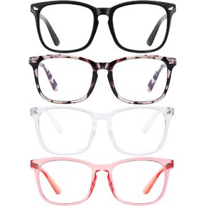 نظارات WMAO الزرقاء لحجب الضوء مربعة، إطار نظارات Nerd مضادة للأشعة الزرقاء، نظارات كمبيوتر بدون وصفة طبية in Kuwait