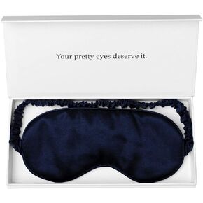 Silk Sleep Mask Light Blocking Luxury 100% Mulberry 19mm Silk Eye Mask Eye Cover Blindfold Ultra Soft Light & Comfy Anti Aging Skin Care with Travel Bag Gift Package in Saudi Arabia