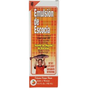 Emulsion De Escocia Orange 6.5 Oz. Cod Liver Oil in Saudi Arabia