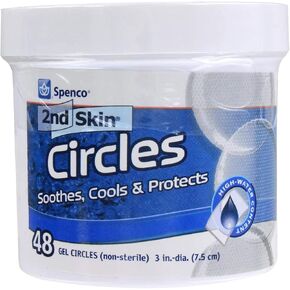 2nd Skin Dressing 1" Squares (200 Count) - Blister Pads for Feet & Body - Cool Gel Relief Patches - 95% Water Formula - Non-Stick Chafing Protection - Portable First Aid for Athletes & Hikers in Saudi Arabia