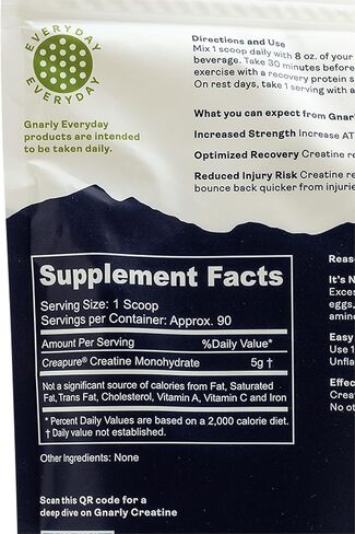 Gnarly Nutrition, Creatine, Unflavored in Kuwait