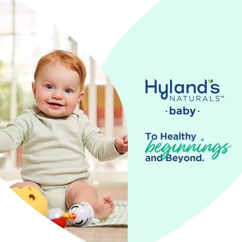 Hyland's Naturals Baby Tiny Cold Syrup, Nighttime PM, Natural Relief of Sneezing, Runny Nose, Congestion & Sleeplessness, 4 Ounce in Kuwait