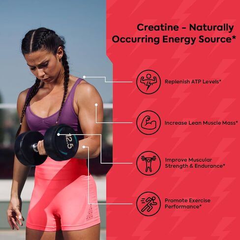 MaxMight Creatine Monohydrate Powder, Micronized, 5g Per Serving, Unflavored & Highly Soluble, No Filler, Build Muscle & Enhance Performance for Men & Women, 45 Servings in Kuwait