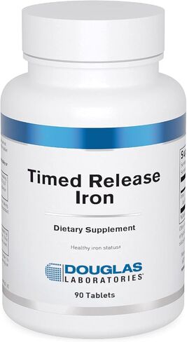 Douglas Laboratories Timed Released Iron | Carbonyl Iron to Support Energy Production, Hormones, and Neurological Health* | 90 Tablets in Saudi Arabia