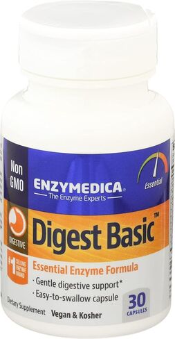 Enzymedica - Digest Basic, Essential Full Spectrum Digestive Enzymes, 30 Count in Saudi Arabia