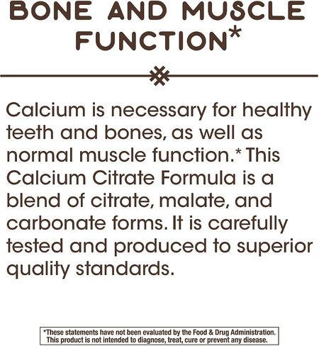Nature's Way Calcium Citrate, Carbonate and Malate, Supports Bone Health*, 100 Capsules (Packaging May Vary) in Kuwait