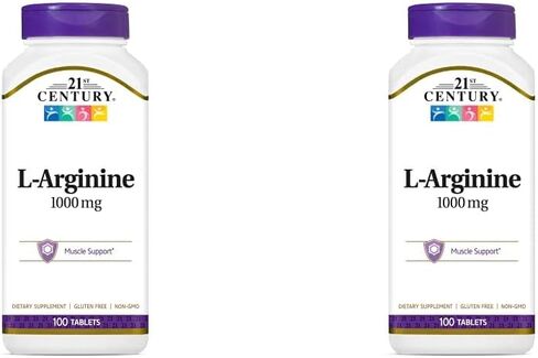 21st Century L-Arginine 1000mg، القوة القصوى 100 لكل قرص in Kuwait