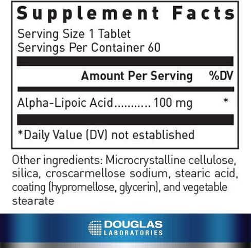 Douglas Laboratories Alpha-Lipoic Acid | Supports Metabolic and Antioxidant Functions | 60 Tablets in Saudi Arabia