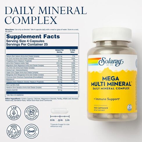 SOLARAY Super Bio Vitamin C 1000mg، مخزنة، كبسولات إطلاق الوقت مع بيوفلافونويدس، مرحلتين لامتصاص عالي ودعم المناعة طوال اليوم، نباتي، ضمان 60 يومًا، 125 حصة، 250 كبسولة نباتية in Saudi Arabia