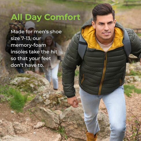 Rite Aid Ultra Work Memory Plus Insoles for Men - Sizes 7-13 | Memory Foam| Shock Absorbing Arch Support Boot Insole in Saudi Arabia