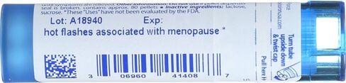 Boiron Lachesis Mutus 6C, 80 Pellets, Homeopathic Medicine for Hot Flashes in Kuwait