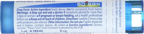 Boiron Lachesis Mutus 6C, 80 Pellets, Homeopathic Medicine for Hot Flashes in Kuwait