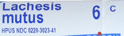 Boiron Lachesis Mutus 6C, 80 Pellets, Homeopathic Medicine for Hot Flashes in Kuwait