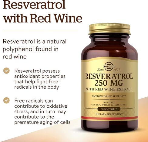 Solgar - Resveratrol with Red Wine Extract in Saudi Arabia
