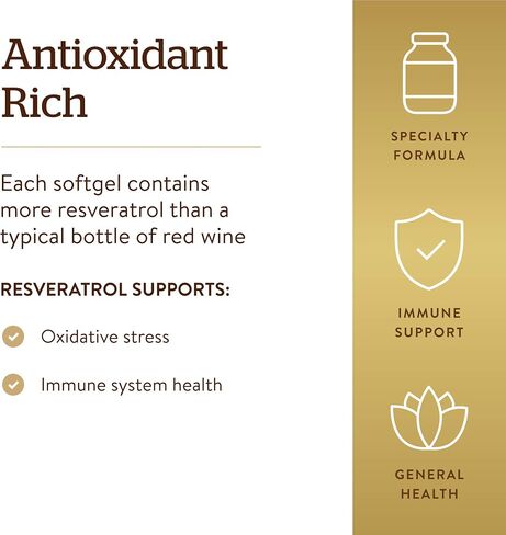 Solgar - Resveratrol with Red Wine Extract in Saudi Arabia