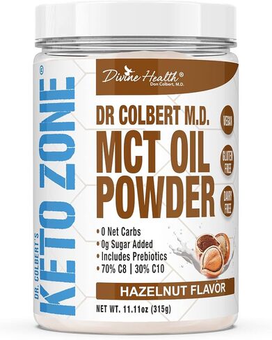 ديفاين هيلث - مسحوق زيت دكتور كولبرتس كيتو زون Mct البندق 182760 in Kuwait