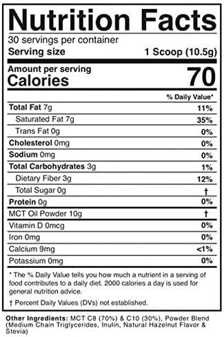 ديفاين هيلث - مسحوق زيت دكتور كولبرتس كيتو زون Mct البندق 182760 in Kuwait