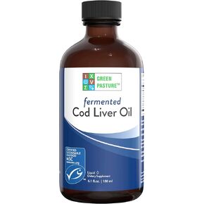Green Pasture Fermented Cod Liver Oil Liquid, Unflavored, 6.1 Fl Oz in Kuwait