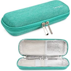 YOUSHARES Insulin Cooler Travel Case - Handy Medication Insulated Diabetic Carrying Cooling Bag for Insulin Pen and Diabetic Supplies (Green)