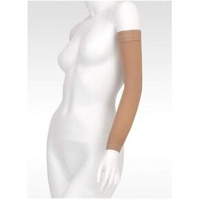 Juzo Soft 2001 20-30mmhg Standard Armsleeve with Silicone Top Band for Women,Cinnamon,5 (V)