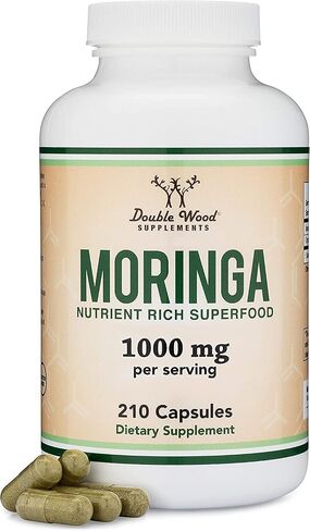 Lactation Supplement for Increased Breast Milk - Moringa Vegan Superfood for Breastfeeding Lactation Support (More Effective Than Lactation Cookies) for Breast Milk Supply Boost by Double Wood in Saudi Arabia