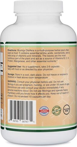 Lactation Supplement for Increased Breast Milk - Moringa Vegan Superfood for Breastfeeding Lactation Support (More Effective Than Lactation Cookies) for Breast Milk Supply Boost by Double Wood in Saudi Arabia