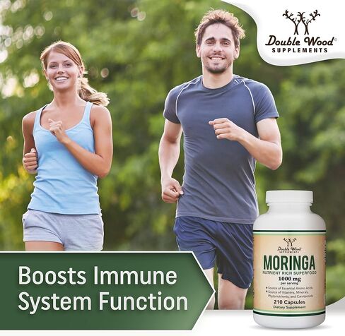 Lactation Supplement for Increased Breast Milk - Moringa Vegan Superfood for Breastfeeding Lactation Support (More Effective Than Lactation Cookies) for Breast Milk Supply Boost by Double Wood in Saudi Arabia