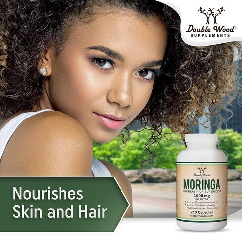 Lactation Supplement for Increased Breast Milk - Moringa Vegan Superfood for Breastfeeding Lactation Support (More Effective Than Lactation Cookies) for Breast Milk Supply Boost by Double Wood in Saudi Arabia