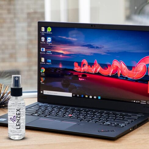 مجموعة رذاذ منظف عدسات النظارات من LENZEX | 5 قطع | (3 زجاجات) مع (2) قطعة قماش من الألياف الدقيقة | مضاد للوهج، خالي من الخطوط، غير سام | آمن لجميع العدسات والشاشات in Kuwait