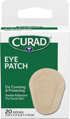 Curad Eye Patch, Non-Woven (Paper), 2 1/4 Inches X 3 1/8, Inches, 20 Count in Saudi Arabia