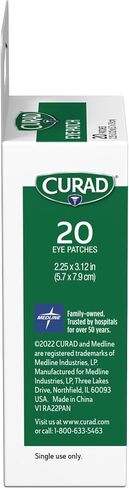 Curad Eye Patch, Non-Woven (Paper), 2 1/4 Inches X 3 1/8, Inches, 20 Count in Saudi Arabia