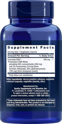 Life Extension Curcumin Elite Turmeric Extract, 90 Caps (Pack of 2) in Saudi Arabia