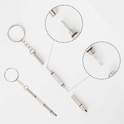 VAPKER 1000pcs Micro Eyeglass Sunglass Repair Screws, Nuts Assortment Stainless Steel Screws for Spectacles Watch with (Screwdriver) in Saudi Arabia