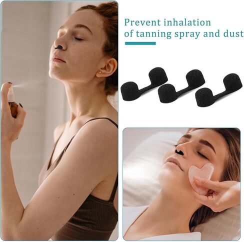 30 Pieces Disposable Nose Filters for Dust Nose Plug Filters for Spray Tanning Softness Sponge Nose Filter for Sunless Outdoor Nose Protection in Saudi Arabia
