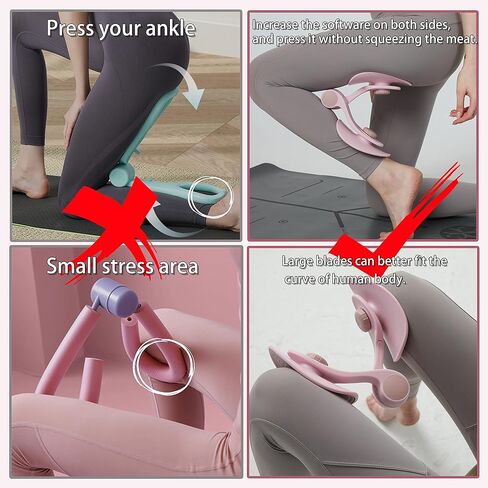 Kegel Sports Products/Female Thigh Master/Thigh Trainer/Pelvic Floor Muscle Trainer/Inner Thigh Toner/Postpartum Rehabilitation Pelvic Floor/Family Fitness Sports Equipment (Pink) in Saudi Arabia