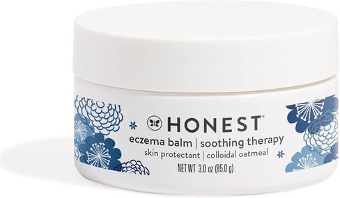 The Honest Company Eczema Soothing Therapy Balm + Skin Protectant | Naturally Derived, Gentle for Baby | Prebiotics, Colloidal Oatmeal | 3 oz in Kuwait