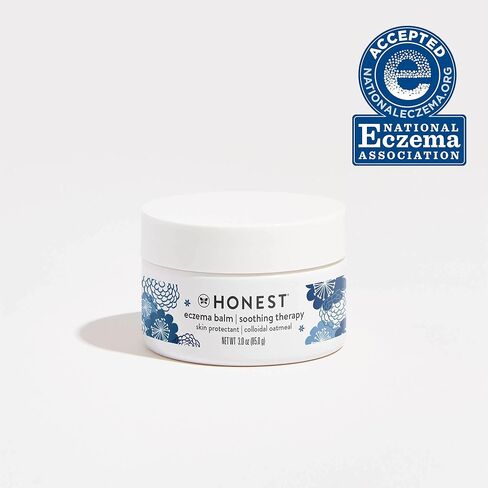 The Honest Company Eczema Soothing Therapy Balm + Skin Protectant | Naturally Derived, Gentle for Baby | Prebiotics, Colloidal Oatmeal | 3 oz in Kuwait