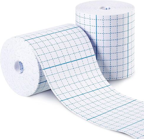 Nuanchu 2 Rolls Non-Woven Cover Roll Stretch Tape 2 in X 10.94 Yard in Saudi Arabia