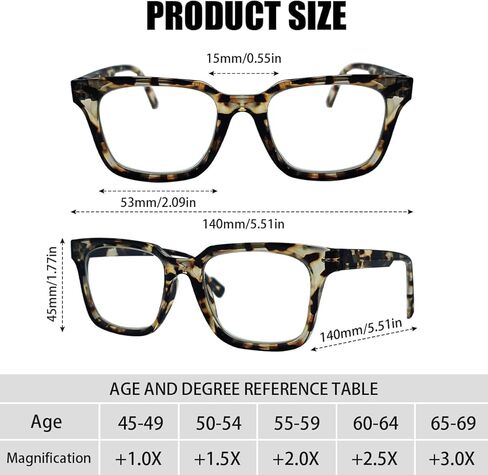 QianDanS نظارات القراءة الرجعية الضوء الأزرق حجب النظارات مع مفصلات الربيع للكمبيوتر والقراءة والألعاب والهواتف نظارات in Kuwait