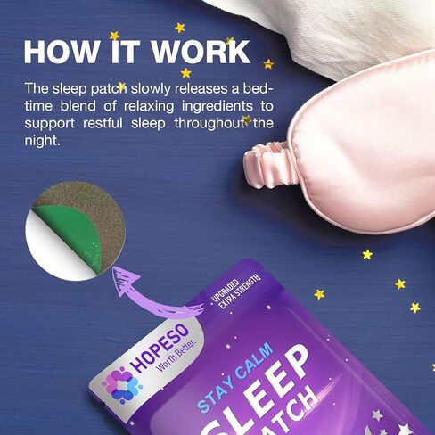 رقعات النوم HIPFATE، تدعم اضطراب الرحلات الجوية الطويلة والسفر، وتعزز جودة النوم، 50 قطعة in Kuwait