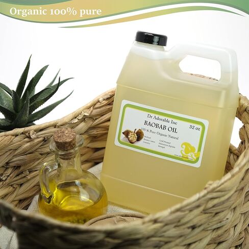 32 أونصة من زيت الباوباب الممتاز 100% عضوي نقي ومعصور على البارد من دكتور رائع in Kuwait