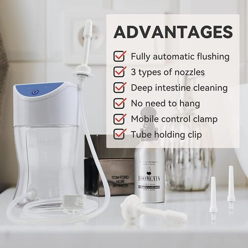 Automatic Enema Bucket kit, Electric Enema Kit for Colon Cleansing Organic Coffee Enema Set… in Kuwait