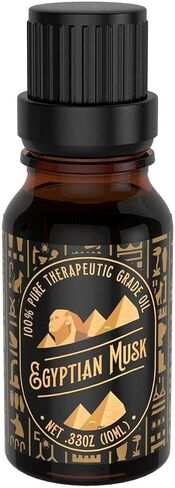 زيت المسك المصري [رائحة الاسترخاء] - زجاجة كهرمان زجاجية عضوية نقية وعلاجية فرنسية للموزع in Kuwait