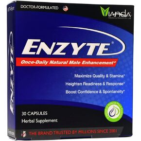 مكمل تعزيز الذكور الطبيعي Enzyte® مع الجينسنغ الآسيوي والجنكة بيلوبا ومستخلص بذور العنب وأعشاب الماعز القرنية - 30 كبسولة in Saudi Arabia