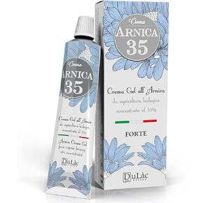 كريم جل أرنيكا الطبيعي من دولاك قوي للغاية 2.53 أونصة سائلة مع 35% مستخلصات أرنيكا مونتانا العضوية لتخفيف المفاصل والعضلات، صنع في إيطاليا كريم كدمة أرنيكا قوة إضافية، تأثير رائع