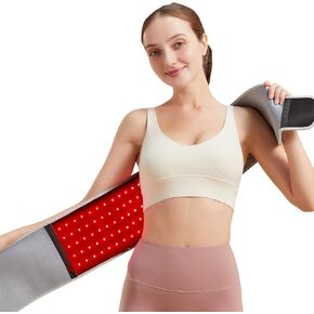 حزام العلاج بالضوء الأحمر - Eazfy بالقرب من العلاج بالأشعة تحت الحمراء والعلاج بالضوء الأحمر للجسم مع نبض ومؤقت لتخفيف آلام العضلات والكتف الخلفي والخصر كهدية للنساء والرجال in Kuwait